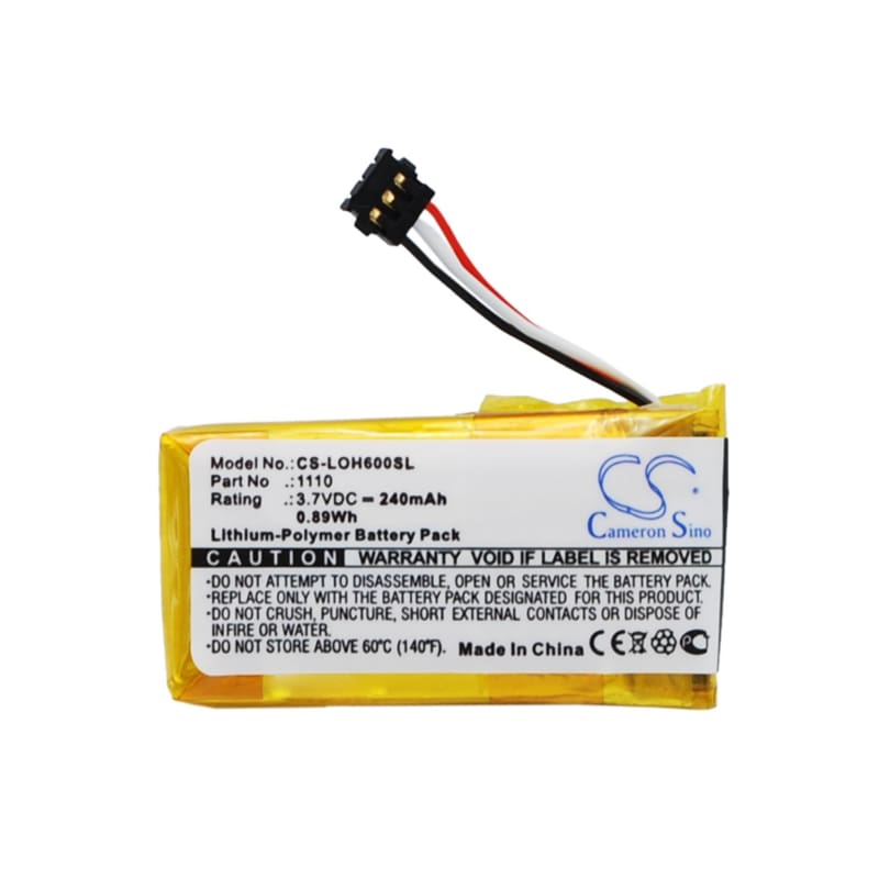 Batteria Vhbw Per Logitech H600 – Li-Ion 3.7V 240mAh Ricambio Per Cuffie Wireless
