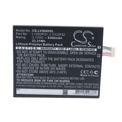 New Premium Tablet Battery Replacements CS-LVS600SL