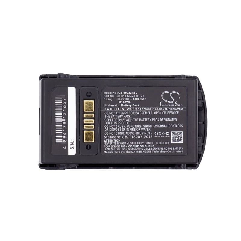 Premium Battery for Motorola, Mc3200, Mc32n0 3.7V, 4800mAh - 17.76Wh