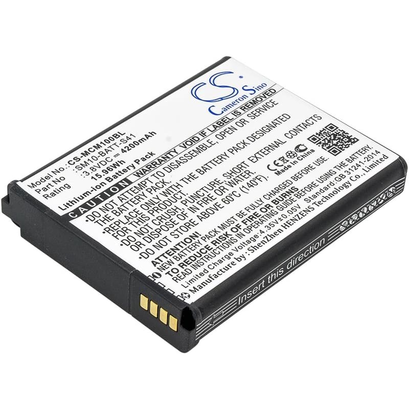 Premium Battery for M3 Mobile, Sm10, Sm10lte 3.8V, 4200mAh - 15.96Wh