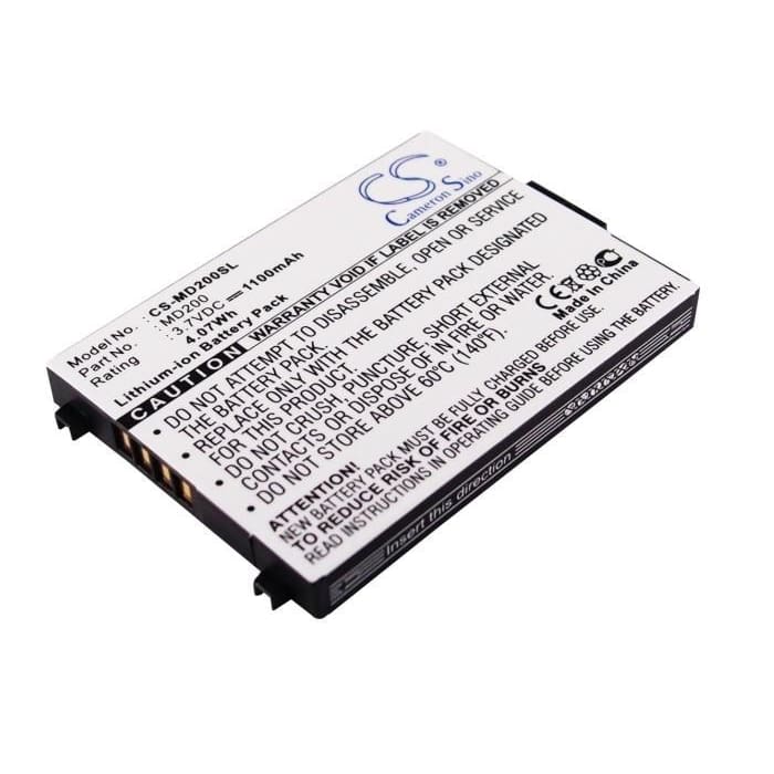 Premium Battery for Medion Md95200, Md95380, Md96300 3.7V, 1100mAh - 4.07Wh