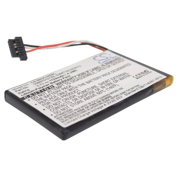 Premium Battery for Mitac Mio C320, Mio C320b, Mio C323 3.7V, 1150mAh - 4.26Wh