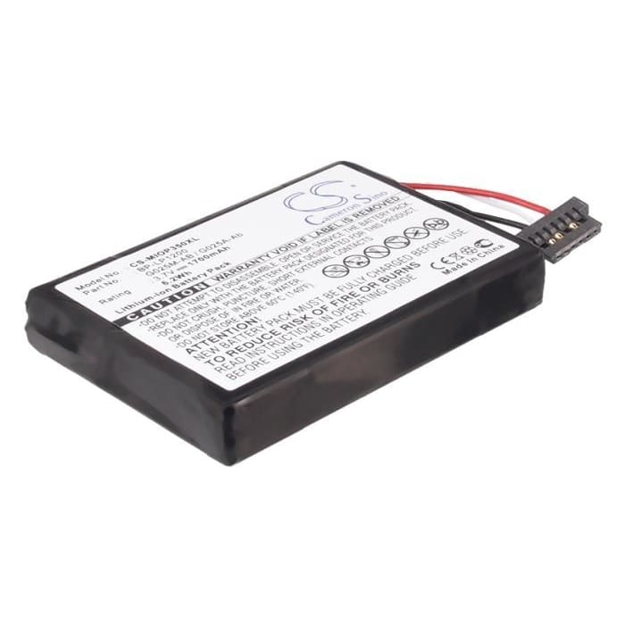 Battery for Mitac Mio P350/P550, Medion P4210/P4410, Navigon PNA 4000 3.7V 1700mAh