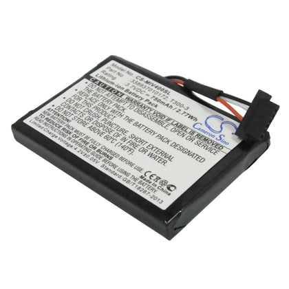 Premium Battery for Mitac Mio Moov 400, Mio Moov 405, 3.7V, 750mAh - 2.78Wh