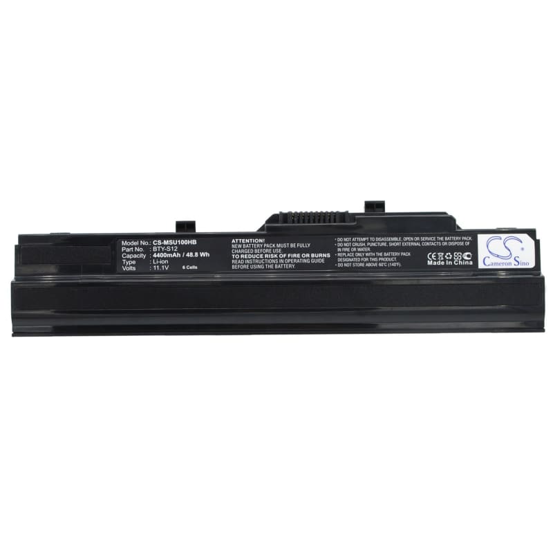 New Premium Notebook/Laptop Battery Replacements CS-MSU100HB