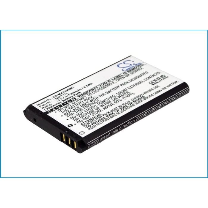 Premium Battery for Ordro Hdv-v16 3.7V, 1100mAh - 4.07Wh