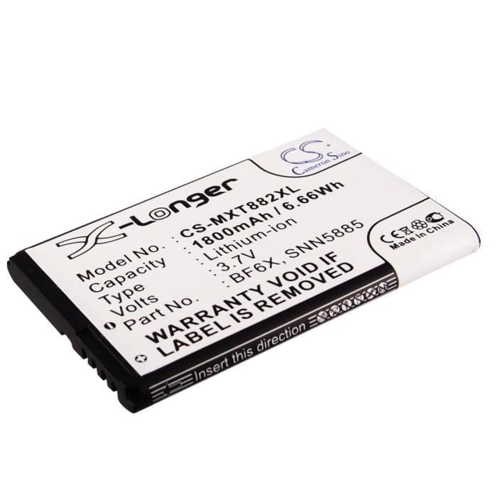 Battery for Motorola MT870, XT531, XT862 3.7V 1800mAh
