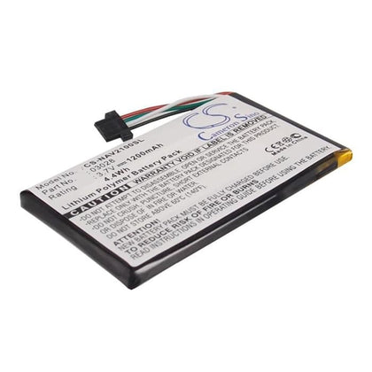Premium Battery for Navigon 2100 Max, 2110 Max, 2120 3.7V, 1200mAh - 4.44Wh