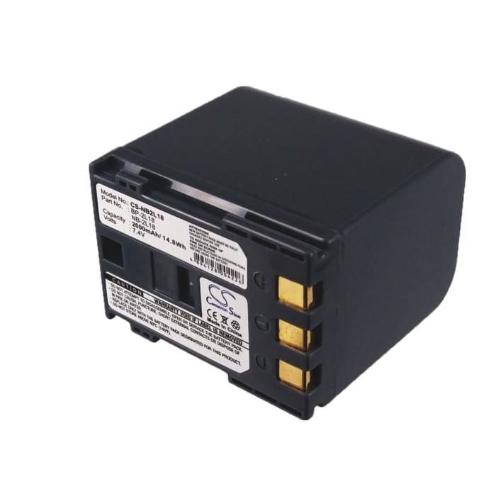 Premium Battery for Canon Digital Rebel Xt Eos 7.4V, 2000mAh - 14.80Wh