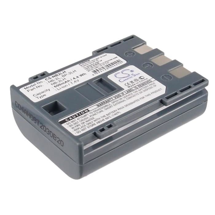 Battery for Canon MV5, MV6, 40MC 7.4V 600mAh