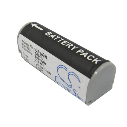 Premium Battery for Canon Ixus 1000 Hs, Ixy 3.6V, 600mAh - 2.16Wh