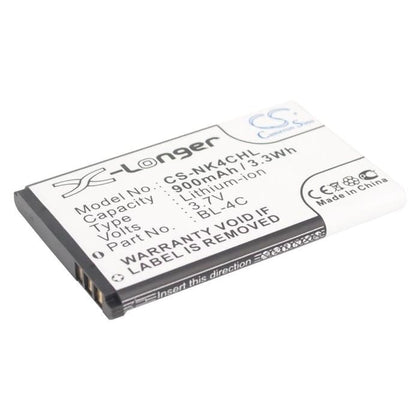 Premium Battery for Rollei Compactline 83 3.7V, 900mAh - 3.33Wh