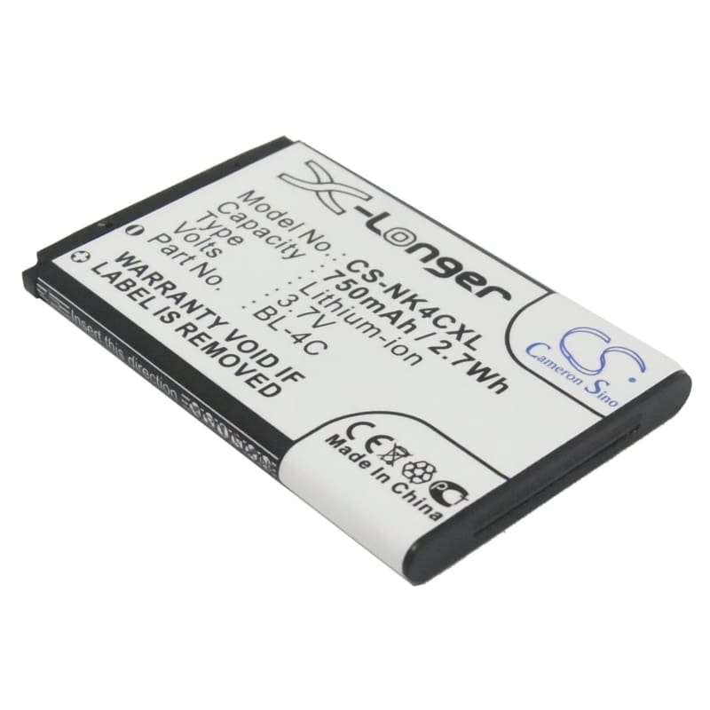 Premium Battery for Blu Deejay Lite, Click Lite, Flash 3.7V, 750mAh - 2.78Wh
