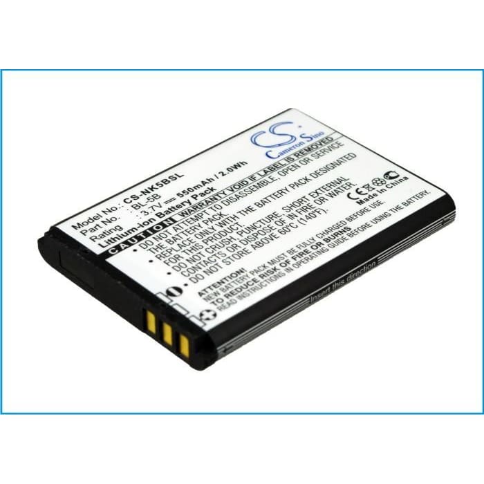 Premium Battery for Blu Bar Q 3.7V, 550mAh - 2.04Wh