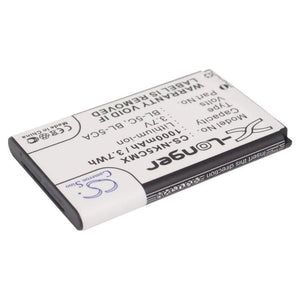 Premium Battery for Nokia 1100, 1101, 1110 3.7V, 1000mAh - 3.70Wh