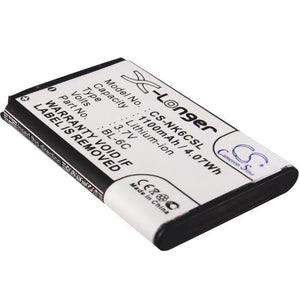 Premium Battery for Nokia 2115i, 2116, 2116i 3.7V, 1100mAh - 4.07Wh