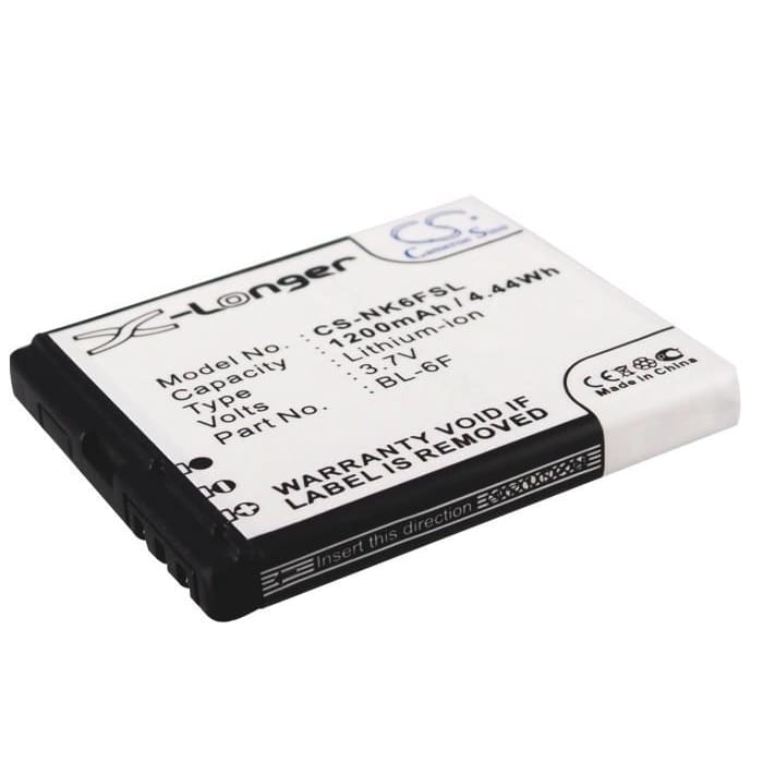 Battery for BLU Cubo, VIBO A688, Nokia N78 3.7V 1100mAh