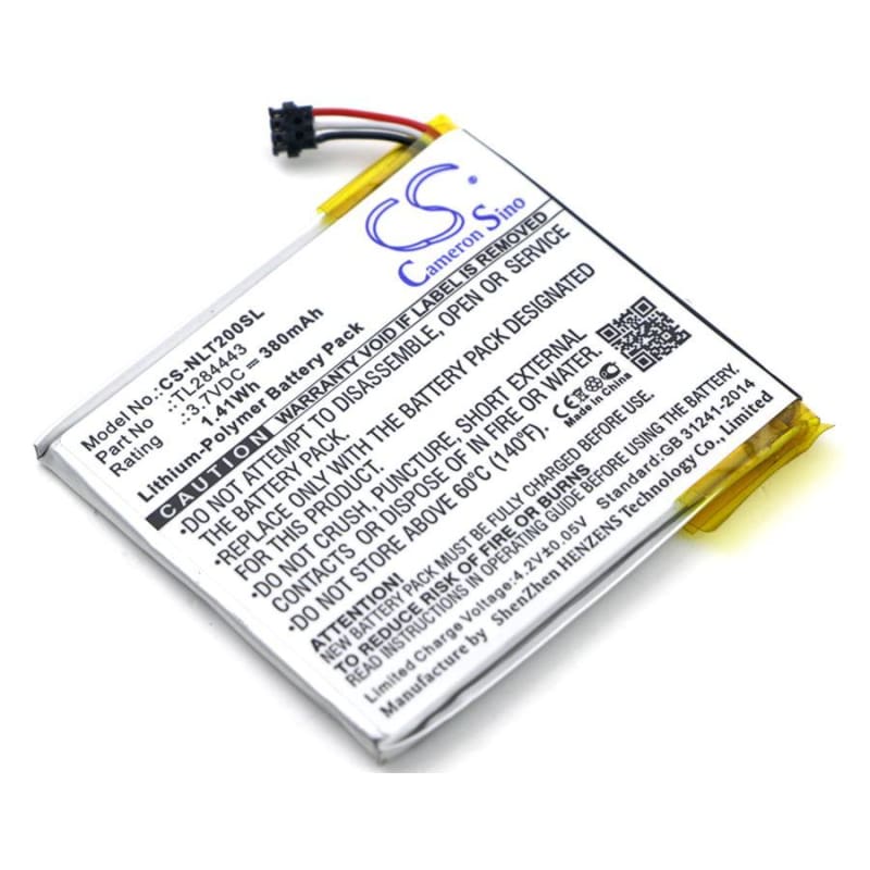 Premium Battery for Nest, Learning Thermostat 2nd Generation 3.7V, 380mAh - 1.41Wh