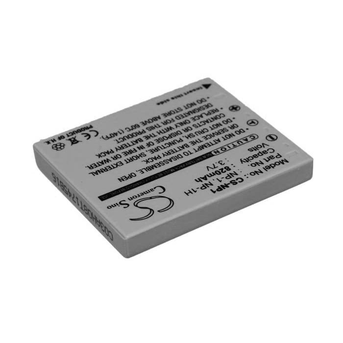 Premium Battery for Minolta Dimage X1 3.7V, 820mAh - 3.03Wh
