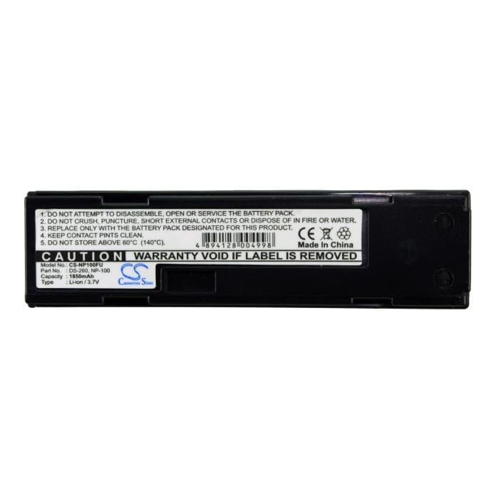 Premium Battery for Fujifilm Ds260, Dx-9, Finepix Mx-600, 3.7V, 1850mAh - 6.85Wh