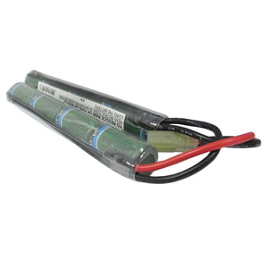 Premium Battery for Airsoft Guns, G36C, M4A1-RIS, M4A1, CAR15, MP5A5, MC51, FNP90, AUGRT,AUGM, G3A4, G36, STEYR 9.6V, 1500mAh - 14.40Wh