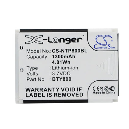 Premium Battery for Cipher Lab 8200 3.7V, 1300mAh - 4.81Wh