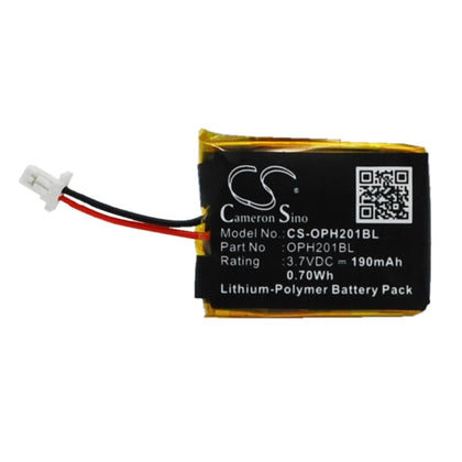 Premium Battery for Opticon Opn-2001 3.7V, 190mAh - 0.70Wh