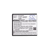 Premium Battery for Alcatel One Touch Link Y858, One Touch Link Y858v 3.7V, 1600mAh - 5.92Wh