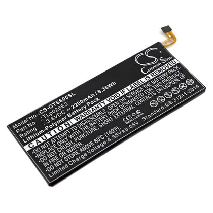 Premium Battery for Blackberry & Alcatel, One Touch Idol 4, One Touch Idol 4 Lte Du 3.8V, 2200mAh - 8.36Wh