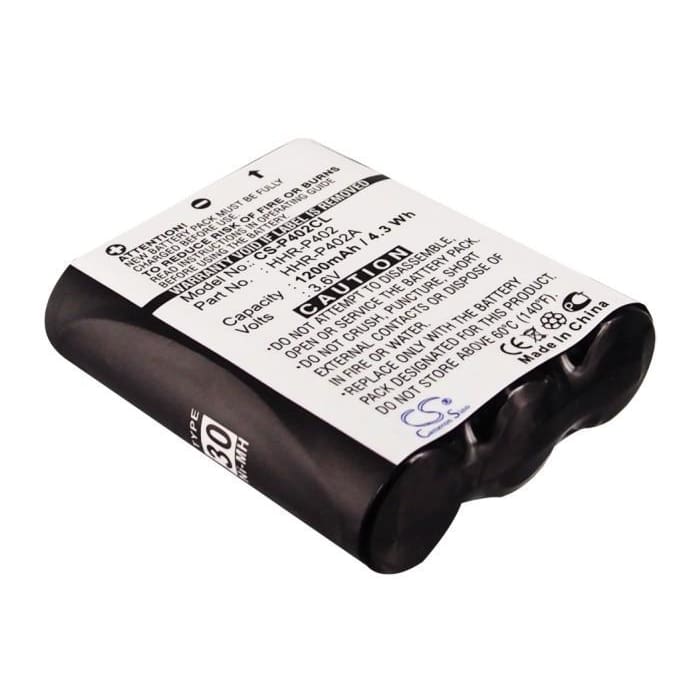 Premium Battery for Panasonic HHR-P402, P-P511, 3.6V, 1200mAh - Ni-MH