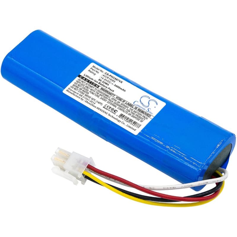 Premium Battery for Philips, Fc8705, Fc8710, Fc8772, Fc8776 14.8V, 3400mAh - 50.32Wh