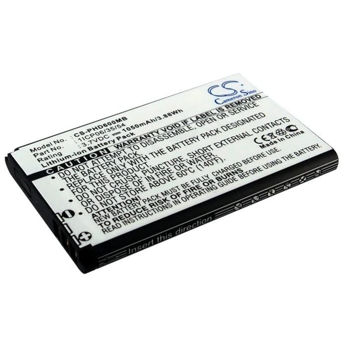 Premium Battery for Philips, Avent Scd600, Avent Scd600/00 3.7V, 1050mAh - 3.89Wh