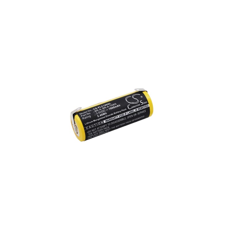 Premium Battery for Panasonic Br-a, Br-a-tabs, Memory Back-up 3.0V, 1800mAh - 5.40Wh