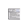 Premium Battery for Nec, Aterm Mr04ln, Atermmr03ln 3b, Pa-mr03ln, Pa-mr03ln6b 3.8V, 2100mAh - 7.98Wh