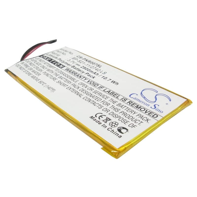 Premium Battery for Pandigital Novel 7, Prd07t20wbl1 3.7V, 2900mAh - 10.73Wh