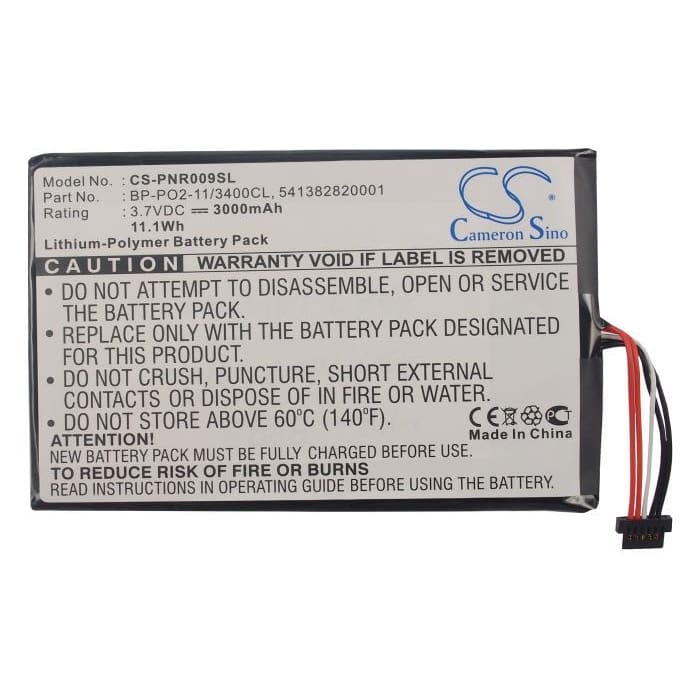 Premium Battery for Pandigital Novel 9, R90l200, Supernova Dlx 8 3.7V, 3000mAh - 11.10Wh