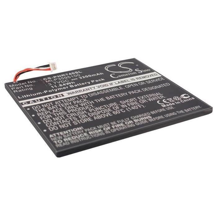 Premium Battery for Pandigital Novel Tablet Color, R7t40wwhfi 3.7V, 3200mAh - 11.84Wh