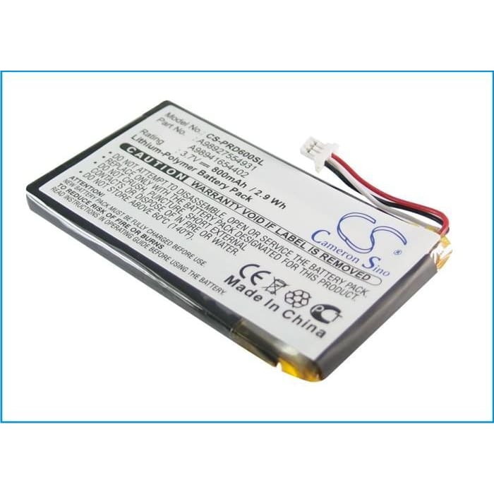 Premium Battery for Sony Prs-600, Prs-600/rc, Prs-600/bc 3.7V, 800mAh - 2.96Wh