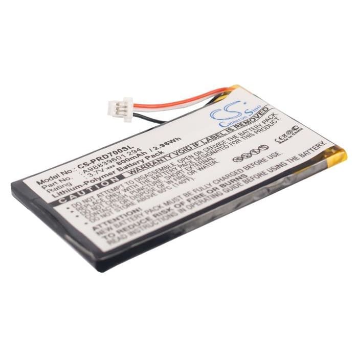 Premium Battery for Sony Prs-700, Prs-700bc 3.7V, 800mAh - 2.96Wh