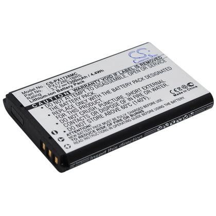Premium Battery for Toshiba Camileo Air 10, Camileo 3.7V, 1200mAh - 4.44Wh