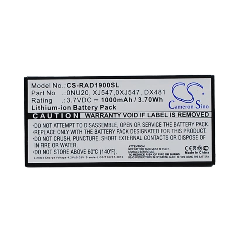 Premium Battery for Dell Poweredge 1900, Poweredge 1950, Poweredge 2900 3.7V, 1000mAh - 3.70Wh