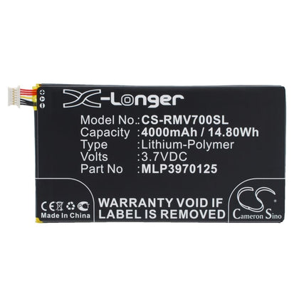 New Premium Mobile/SmartPhone Battery Replacements CS-RMV700SL