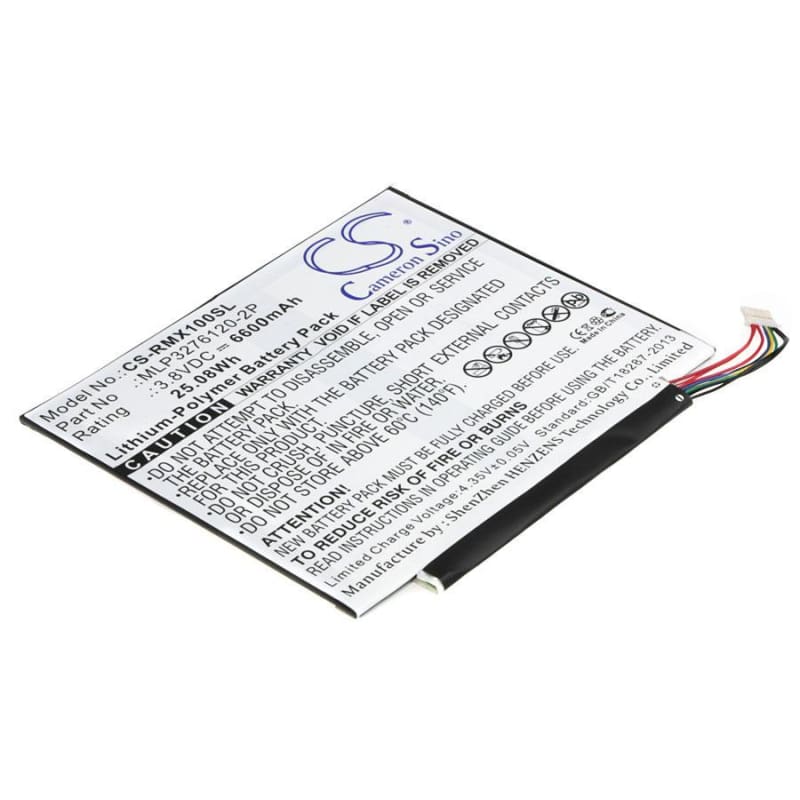 New Premium Tablet Battery Replacements CS-RMX100SL