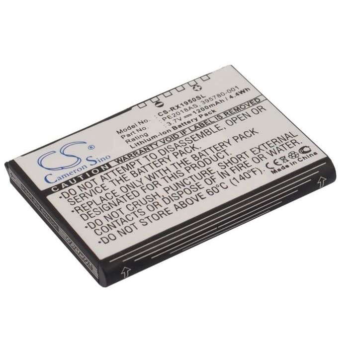 Premium Battery for Hp Ipaq Rx1900, Ipaq Rx1950, Ipaq Rx1955 3.7V, 1200mAh - 4.44Wh