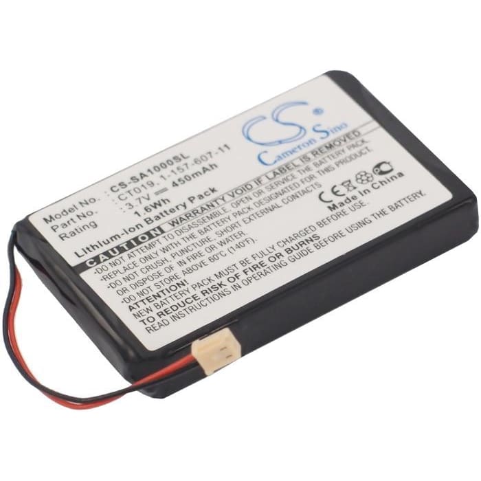 TECHTEK Batteria 450mAh Per Sony NW-A1000/NW-A1200 – Ricambio Li-ion 3.7V (sostituisce 1-157-607-11 E CT019)