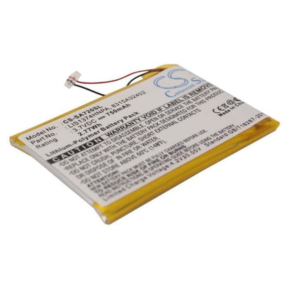 Premium Battery for Sony Nwz-a720, Nwz-a728, Nwz-820 3.7V, 750mAh - 2.78Wh
