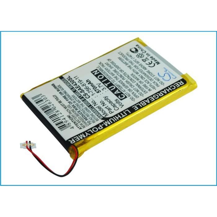 Premium Battery for Sony Nw-e435, Nw-e435f, Sok-nwz-e435f(b) 3.7V, 570mAh - 2.11Wh