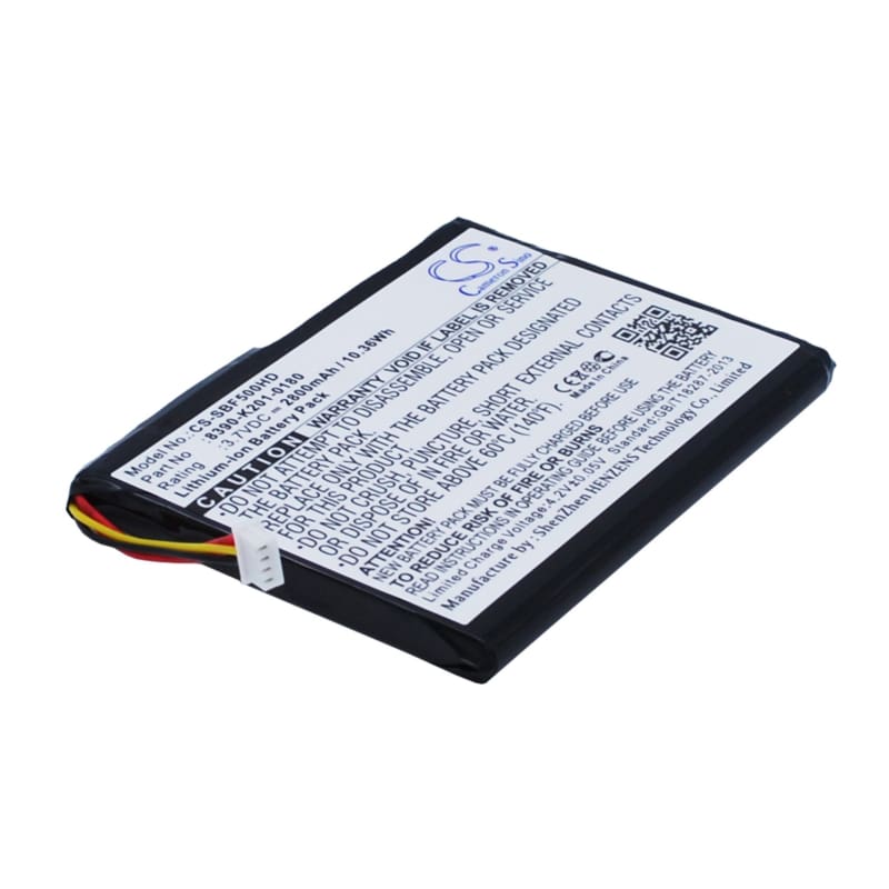Premium Battery for Seagate Goflex Satellite Mobile Wireless Storage Stbf500101, Goflex Satellite Mobile Wireless Storagestbf500100, Stb