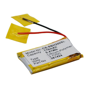 Premium Battery for Sony Sbh-20 3.7V, 110mAh - 0.41Wh