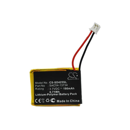 Premium Battery for Sportdog Fieldtrainer 425, Fieldtrainer 425s, Sd-425 3.7V, 190mAh - 0.70Wh
